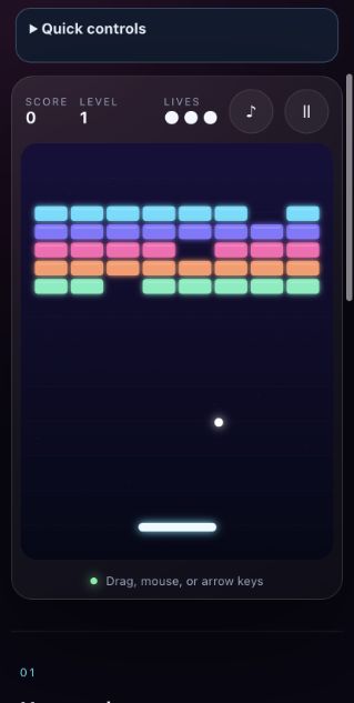 brick-pulse — browser screenshot
