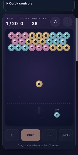 bubble-orbit — browser screenshot